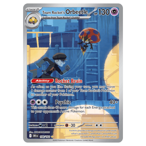 Team Rocket's Orbeetle #198